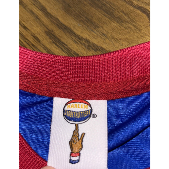 HARLEM GLOBETROTTERS ANT # 12 JERSEY BASKETBALL BLUE SIZE MEDIUM - Picture 3 of 7